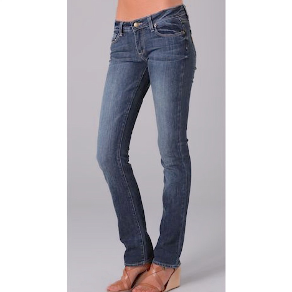 Paige Skyline Vintage Straight Leg Jeans